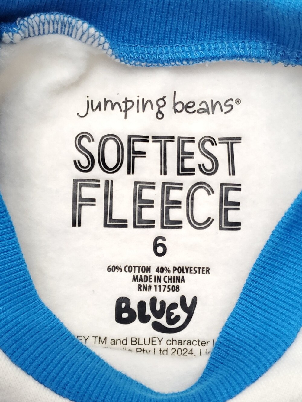Bluey & Friends Raglan Sweatshirt - Picture 2 of 2